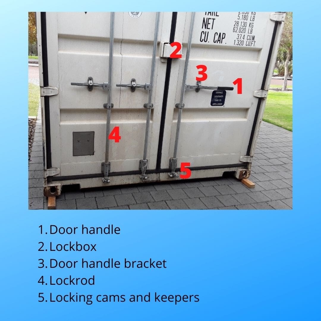 How To Open Shipping Container Doors Bspc Removalists